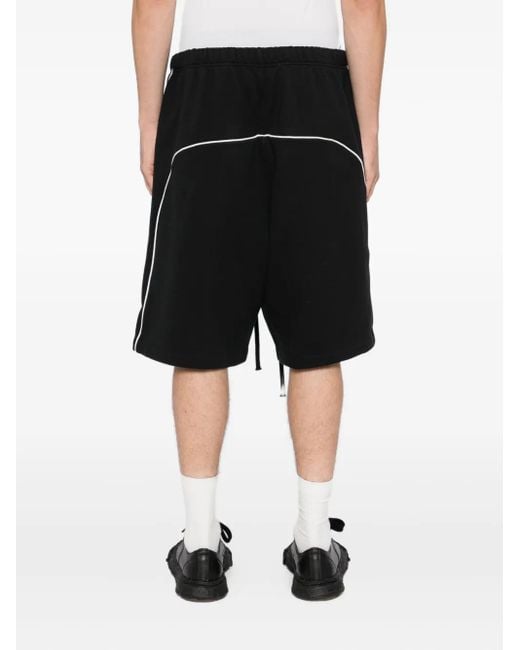 Shorts Con Applicazione Logo di Fear Of God in Black da Uomo