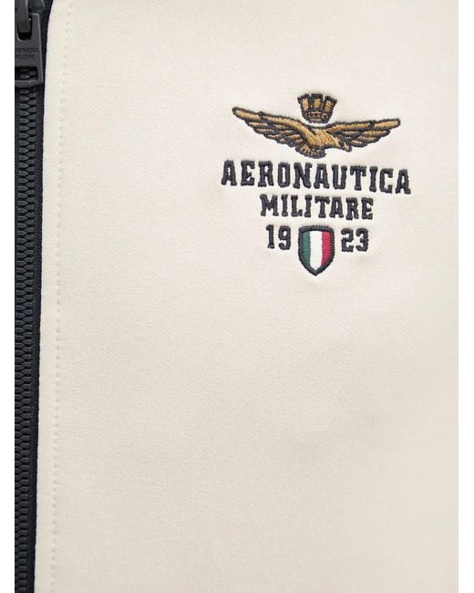 Aeronautica Militare Natural Veste À Logo Brodé for men