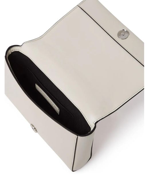 Karl Lagerfeld White Small K/Autograph Crossbody Bag