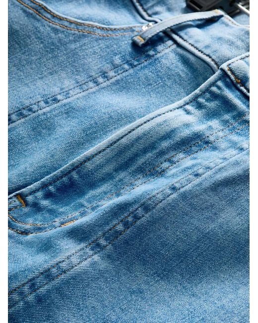 Flared wide-leg jeans Veronica Beard de color Blue
