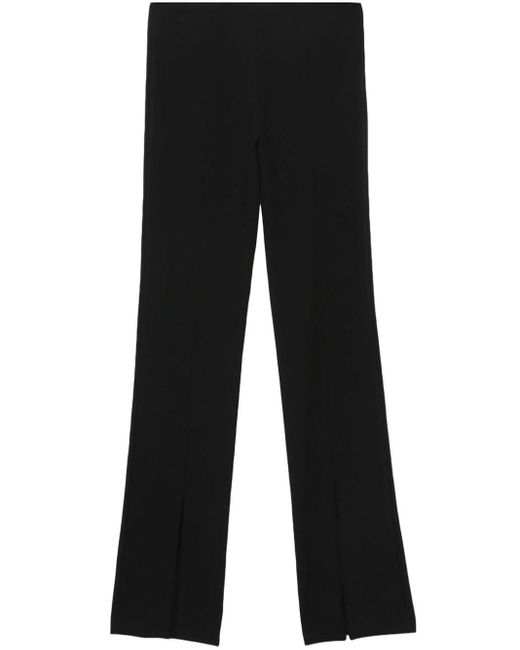 LVIR Black High-waisted Flared Trousers