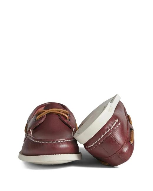 Sperry Top-Sider Brown Leather Boat Shoes