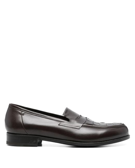 Lidfort Black 761 Loafers for men