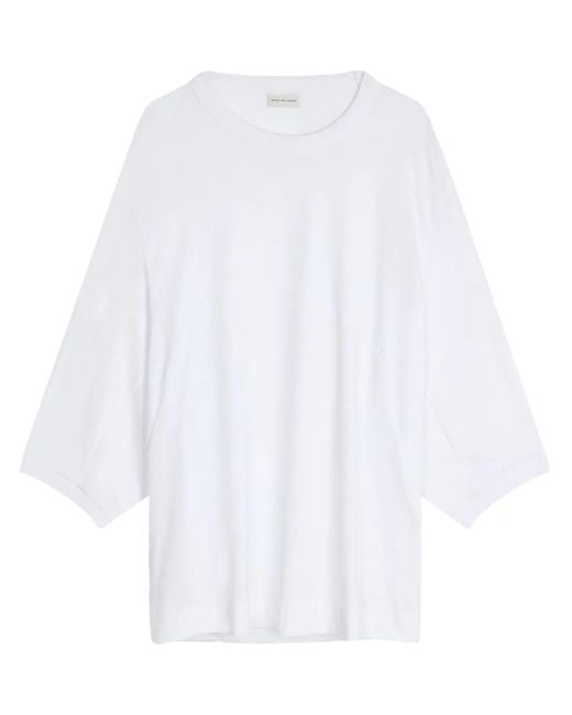 Dries Van Noten White Herissa T-Shirt