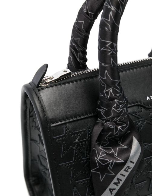 Amiri Black Star-patch Leather Mini Bag