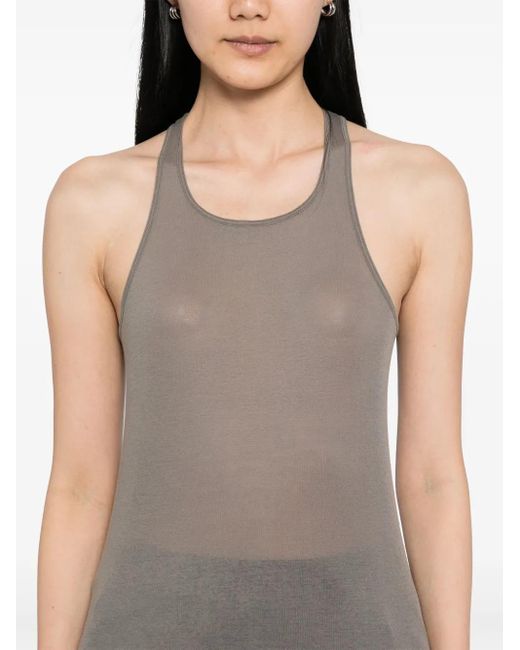 Rick Owens リブトップ Gray