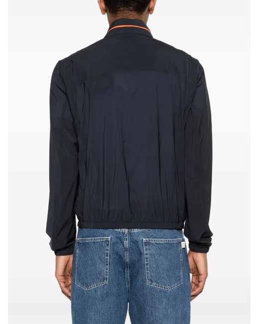 Moorer Black Prestwick Zip Jacket for men