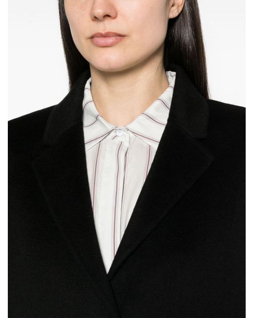 Manteau Deanna à design sans manches Loulou Studio en coloris Black