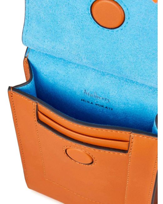 X Mira Mikati mini sac à bandoulière Antony Mulberry en coloris Orange