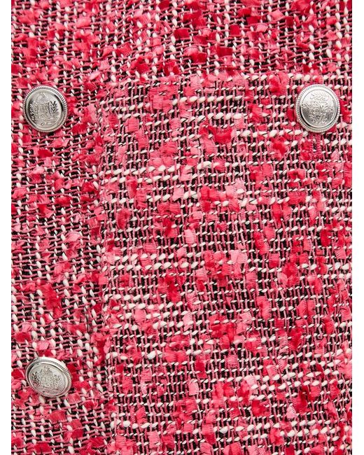 Mos Mosh Red Button Weave Jacket
