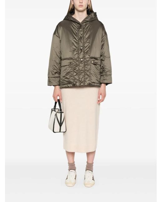 Max Mara Greenmo Padded Hooded Coat