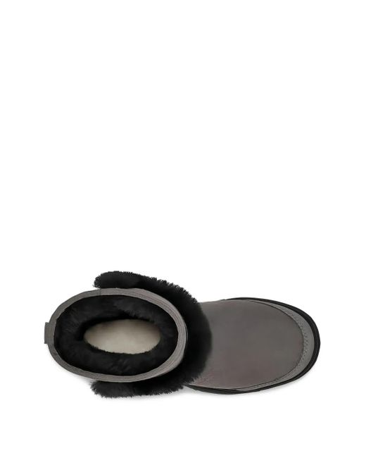 Ugg Black Sunburst Mini Ankle Boots