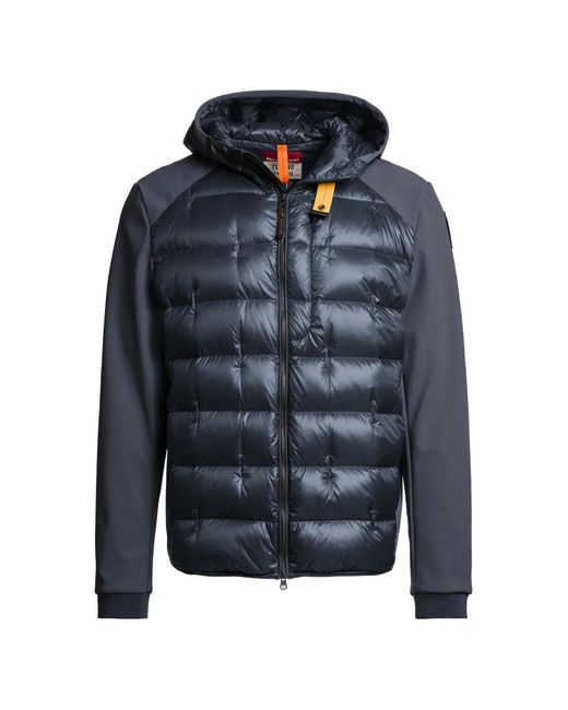 Parajumpers Blue Vigolo Quilted Hybrid Jacket for men