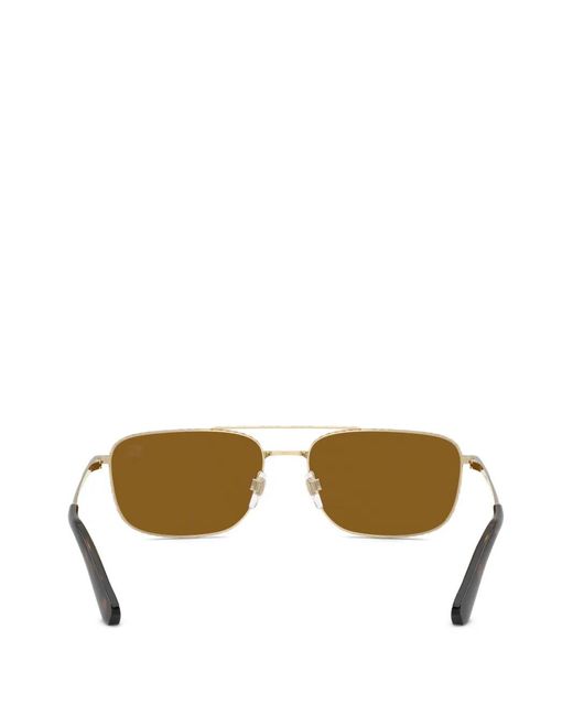 Burberry Metallic Pilot-Frame Sunglasses for men
