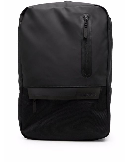 Timberland Black Canfield Embossed-logo Backpack for men