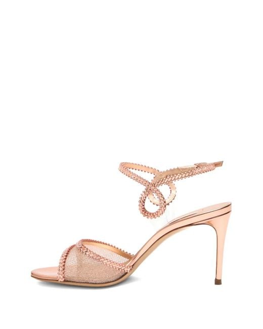 Casadei Pink Josephine Sandals