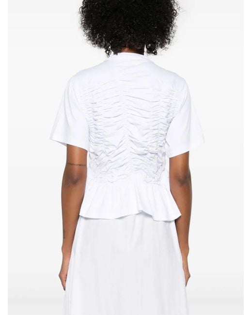CECILIE BAHNSEN White Ace T-Shirt