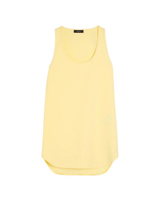 Wardrobe NYC Yellow Liquid Sleeveless Tank Top