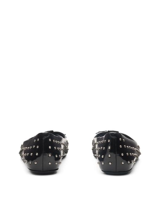 Marc Jacobs Black The Kat Ballerinas