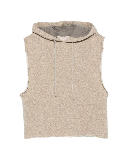 Chaleco Sin Mangas Con Capucha Rick Owens de hombre de color Natural