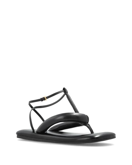 Givenchy Black Boudoir Flat Thong Sandals
