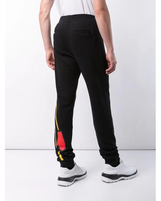 Haculla Black Nyc Drama Track Trousers for men