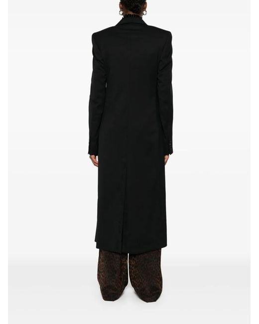 Balenciaga Black Single-Breasted Coat