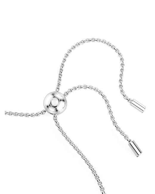 Swarovski White Crystal-Embellished Bracelet