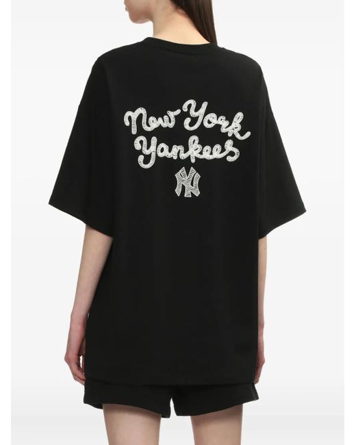 KTZ Black Embroidered-Logo Cotton T-Shirt