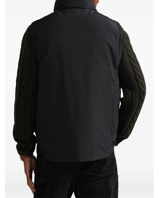 Polo Ralph Lauren Black Insulated Flap-Pocket Gilet for men