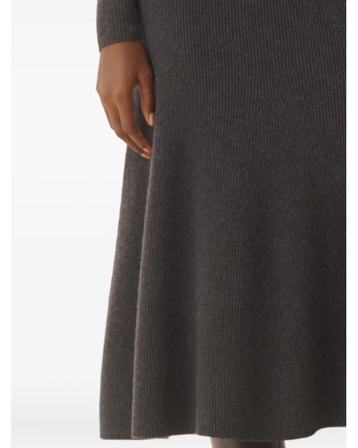 Fabiana Filippi リブ スカート Black