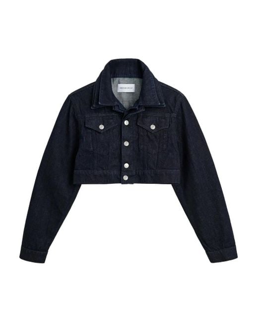 Viktor & Rolf クロップド デニムジャケット Blue