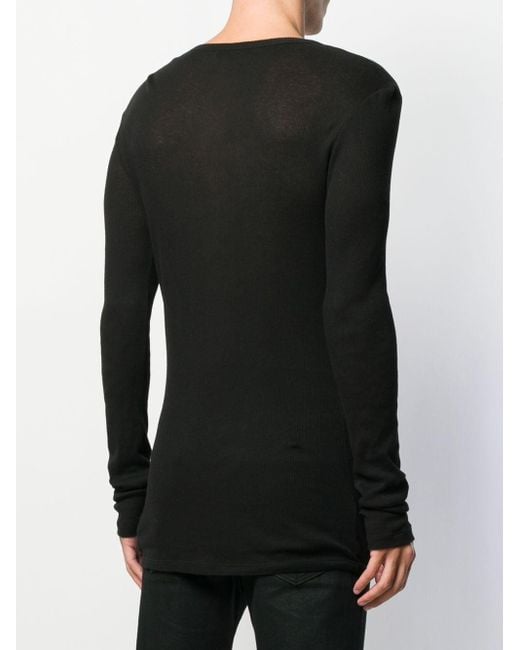 saint laurent long sleeve shirt