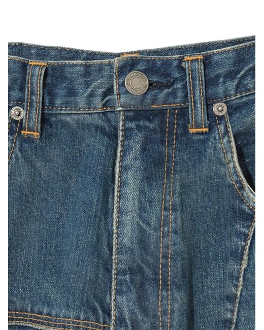 Undercover Broek Met Patchwork in het Blue