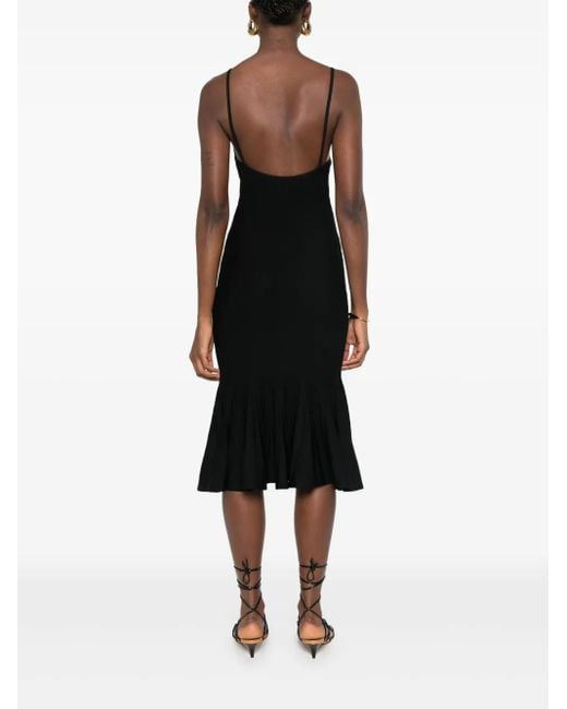 Khaite Black Queen Dress