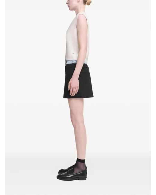 Jonathan Simkhai White Button-Front Cashmere Vest