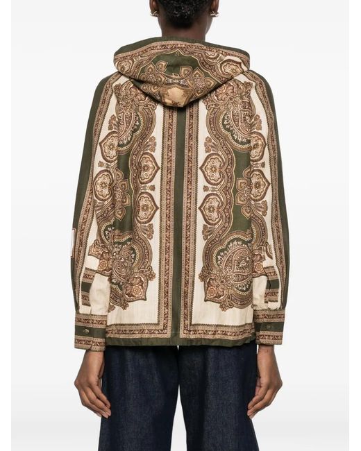 Zimmermann Natural Mahon Paisley-Print Blouse