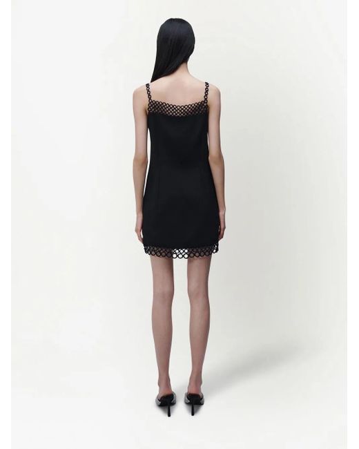 Jonathan Simkhai Black Marlie Square Neck Mini Dress