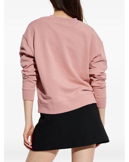 Kate Spade Pink Logo-Patch Sweatshirt