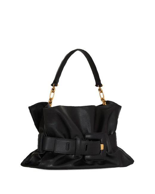 Balmain Black Medium Anthem Bag