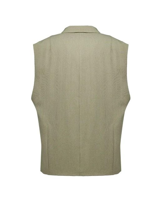 IRO Green Soledad Sleeveless Oversize Jacket
