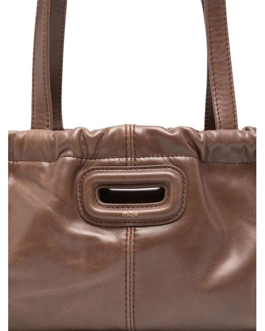 Maje Brown Vintage Leather Milpli Gazette