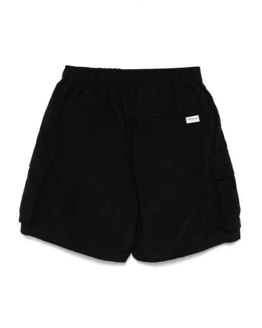 Chocoolate Black Cargo Shorts