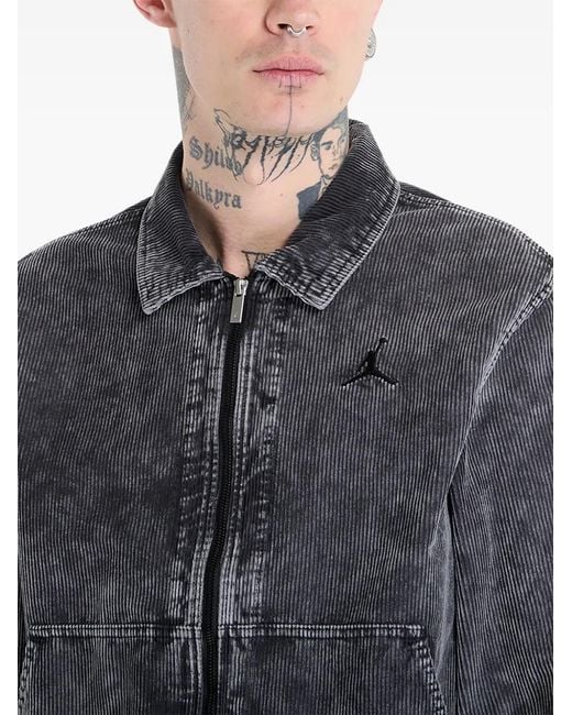 Nike Gray Flight Corduroy Chore Jacket for men