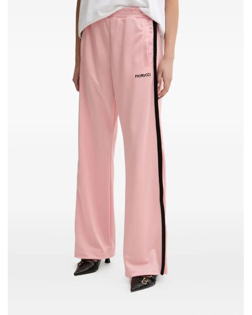 Fiorucci Pink Side-Stripe Trousers