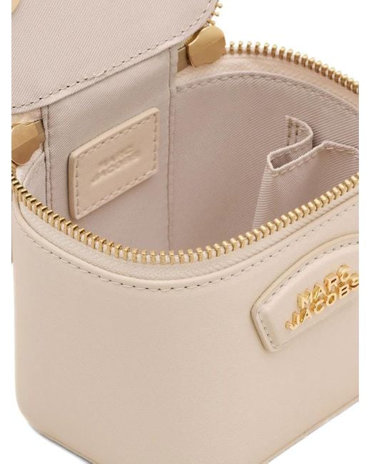Bandolera The Mini Vanity con cadena Marc Jacobs de color Natural