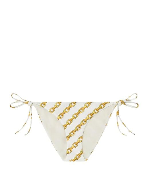 Versace Metallic Treasure Bikini Bottoms