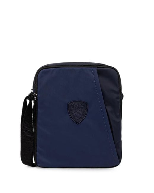 Blauer Blue Logo-Patch Belt Bag for men