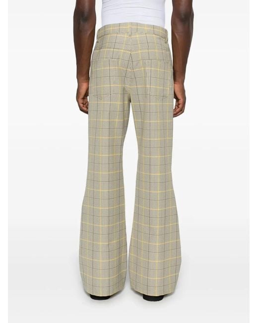Marni Natural Microcheck Trousers for men