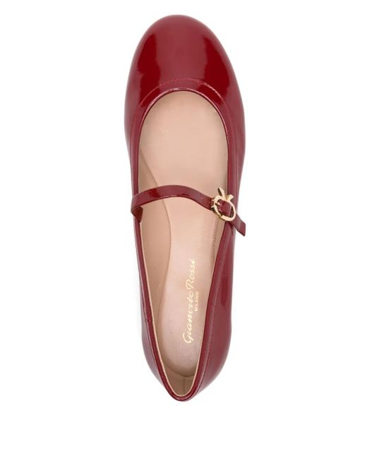 Gianvito Rossi Carla Ballerina's in het Red